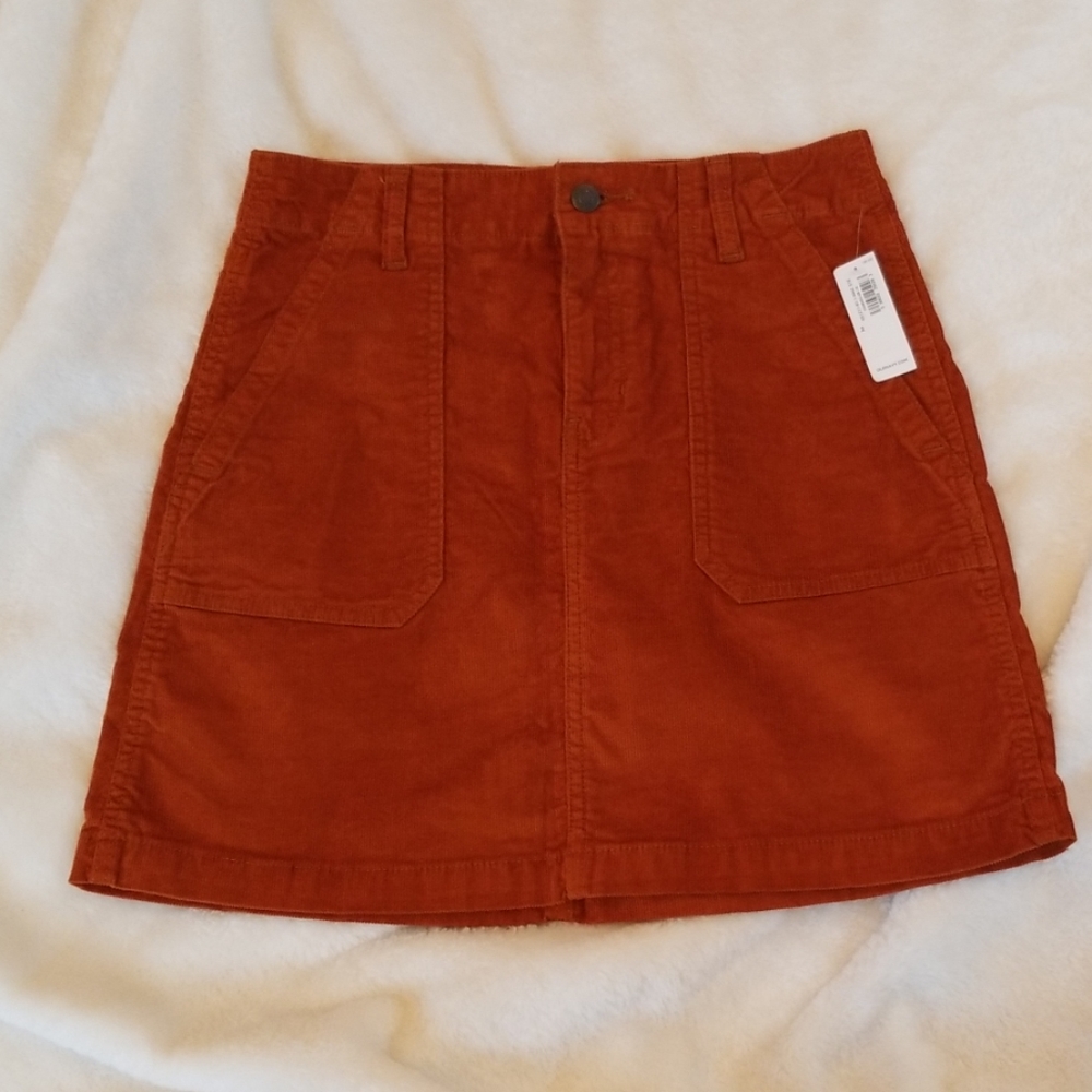 COPY - New High-waisted Corduroy Skirt